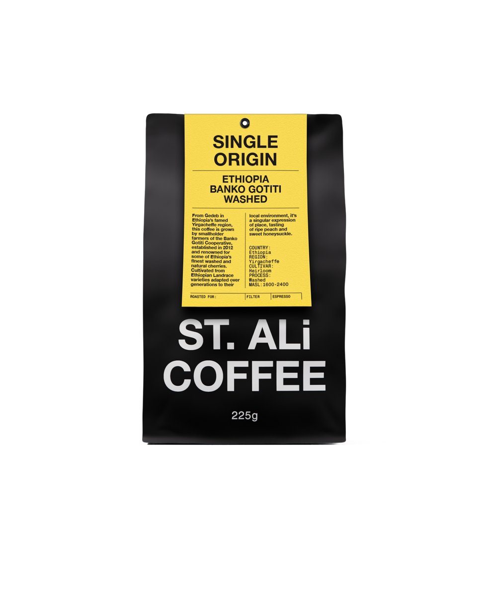 Buenos Aires Nicaragua Natural 250 gram bag of coffee